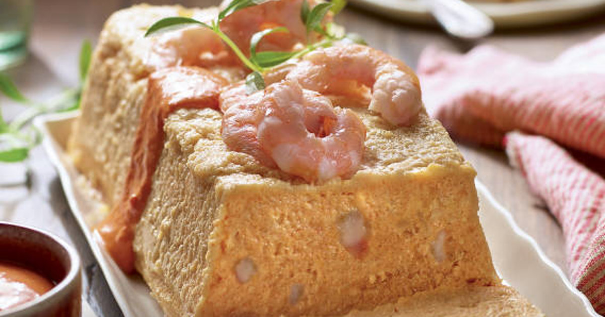 Pastel De Pescado Jugoso Con Merluza Y Langostinos