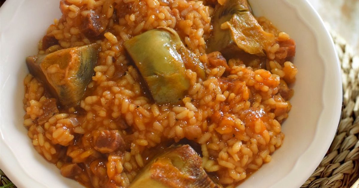 Arroz Meloso Con Secreto Y Alcachofas, Receta Espectacular (vídeo Paso ...